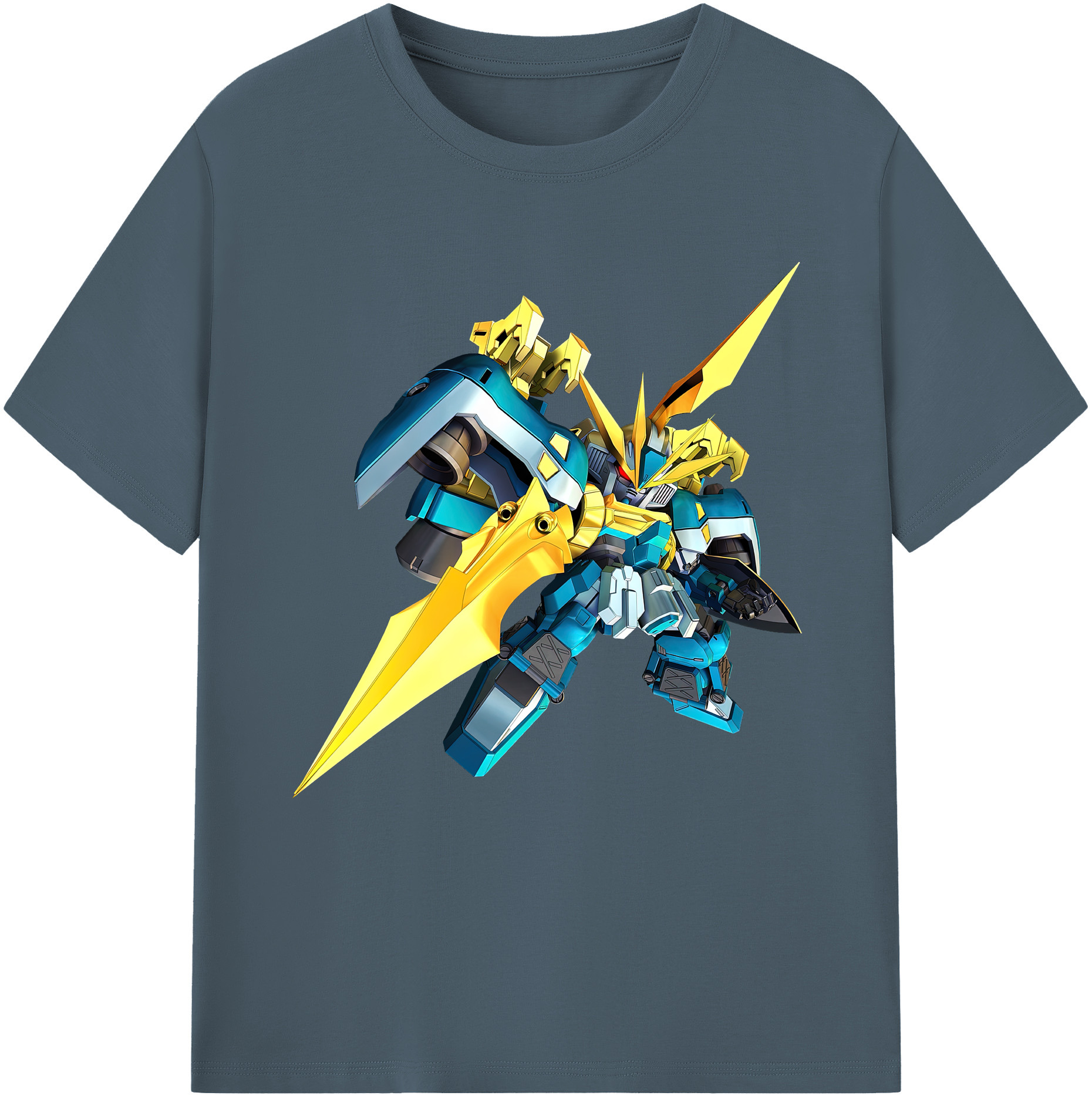 （画像用） 機動戦士ガンダム Mobile Suit Gundam 綿100％半袖Tシャツ（フロントプリント）